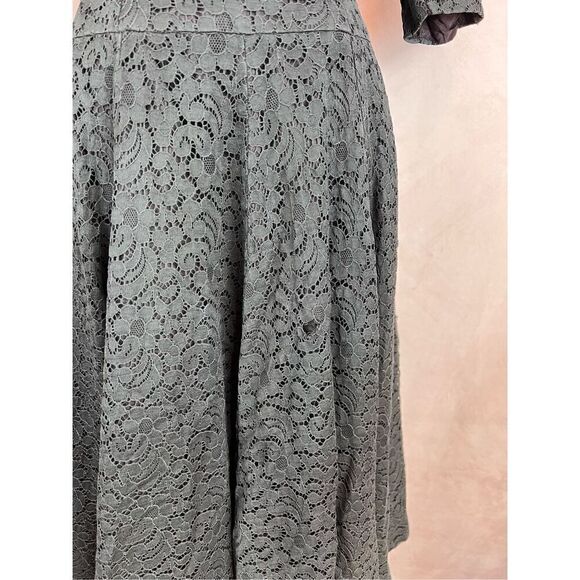 Vintage 1950s Black Lace Dress - Wounded - Picture 3 of 13